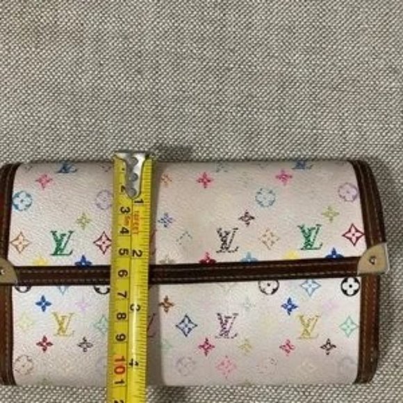 GUC-Louis Vuitton x Takashi Murakami multicolored monogram wallet - Picture 6 of 7